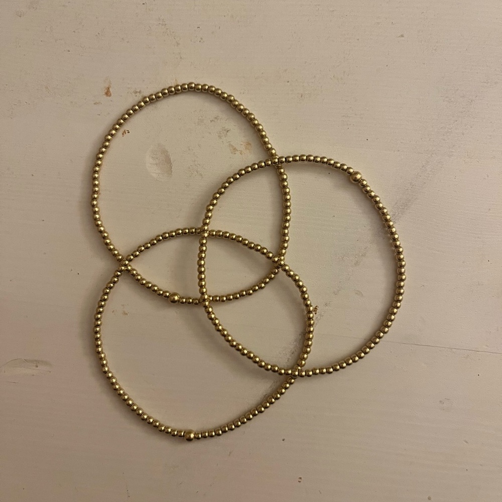 Enewton gold beaded bracelets!!